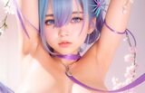[Large number of images] Rezero's Rem-like beauty AI cosplay illustration is too erotic problem www