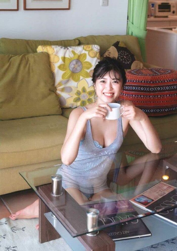 The 170cm tall full-body gravure is a masterpiece! Actress Tamayu Kitamukai, FLASH's image in bewitching lingerie is too sexy! 24th image