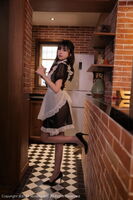 XiuRen第6310期_模特tina_甜仔Erotic Vacuum 女仆装配Ultra Thin Ash 丝袜秀凹凸身Material诱惑Photo 62P