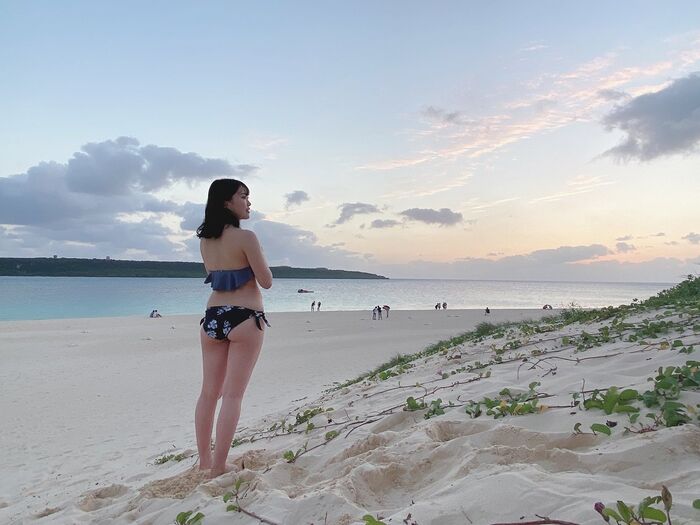 AKB48 Ryoha Yamane, Purin Purin Beautiful Ass Raving Arashi WW Swimsuit Gravure Off-Shot Images Fans Are Very Excited! 19th image