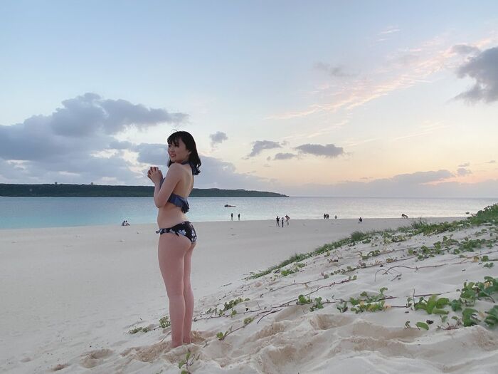 AKB48 Ryoha Yamane, Purin Purin Beautiful Ass Raving Arashi WW Swimsuit Gravure Off-Shot Images Fans Are Very Excited! 20th image