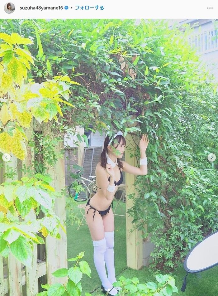 AKB48 Ryoha Yamane, Purin Purin Beautiful Ass Raving Arashi WW Swimsuit Gravure Off-Shot Images Fans Are Very Excited! 5th image