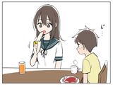 [With image] Beautiful girl JK "Eat banana" Wai "(Wow ... My sister eats bananas... Too H ///)" ←This guy www