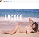 Model Maggie (30), a series of sexy and cool shots in wwLA magazine where the vertical belly button &amp; beautiful constriction image is too beautiful!