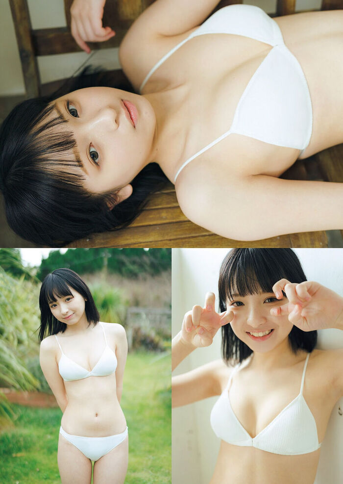 Idol group 'Charlotte' Runa Ichinose (16) challenges her first swimsuit gravure! 3th image