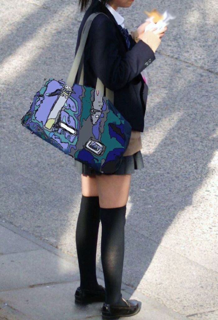 Uniform knee-high image!! 140 Niso miniskirt JK 12th image
