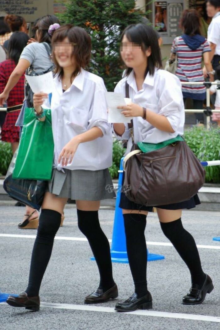 Uniform knee-high image!! 140 Niso miniskirt JK 14th image