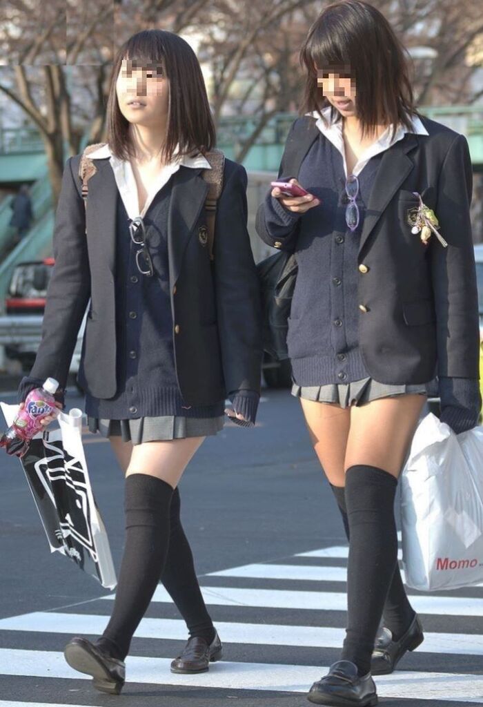 Uniform knee-high image!! 140 Niso miniskirt JK 19th image