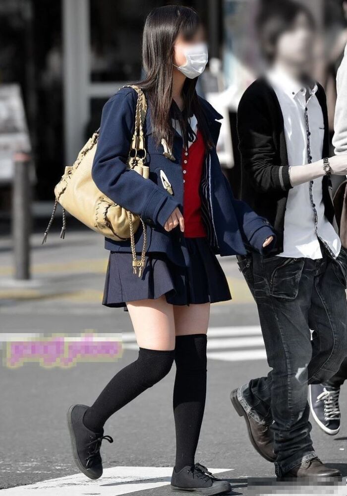 Uniform knee-high image!! 140 Niso miniskirt JK 20th image