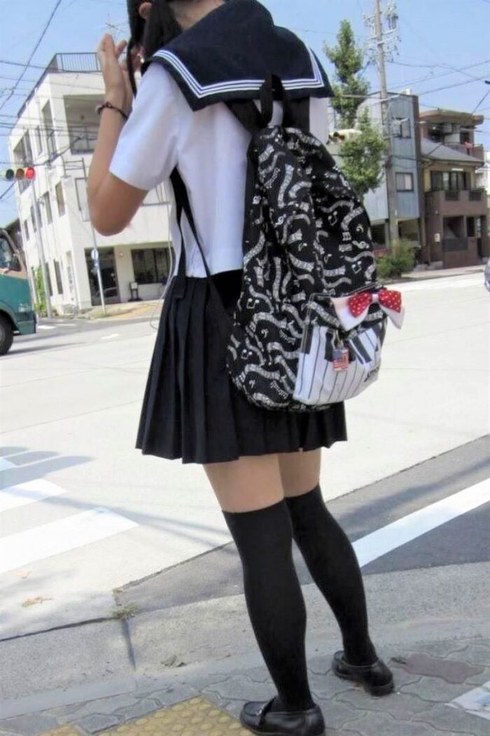 Uniform knee-high image!! 140 Niso miniskirt JK 27th image