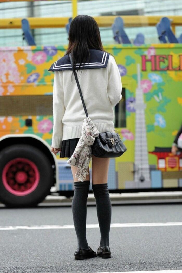 Uniform knee-high image!! 140 Niso miniskirt JK 29th image