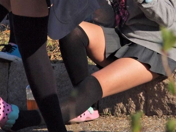 Uniform knee-high image!! 140 Niso miniskirt JK 32th image