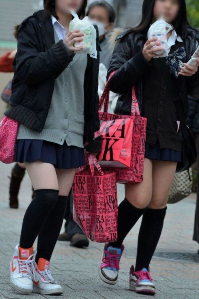 Uniform knee-high image!! 140 Niso miniskirt JK 48th image