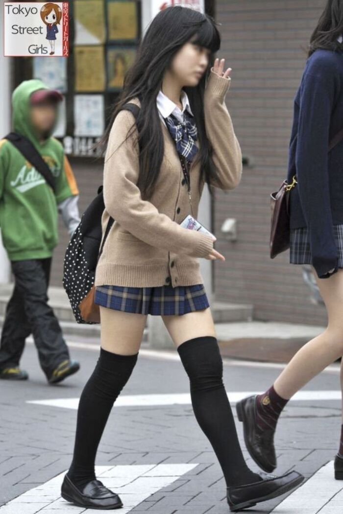 Uniform knee-high image!! 140 Niso miniskirt JK 49th image