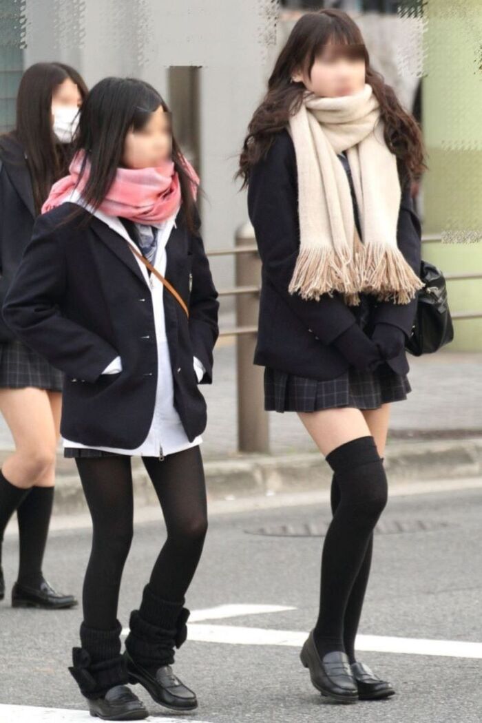 Uniform knee-high image!! 140 Niso miniskirt JK 50th image