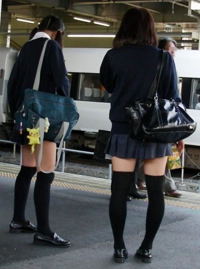 Uniform knee-high image!! 140 Niso miniskirt JK 62th image