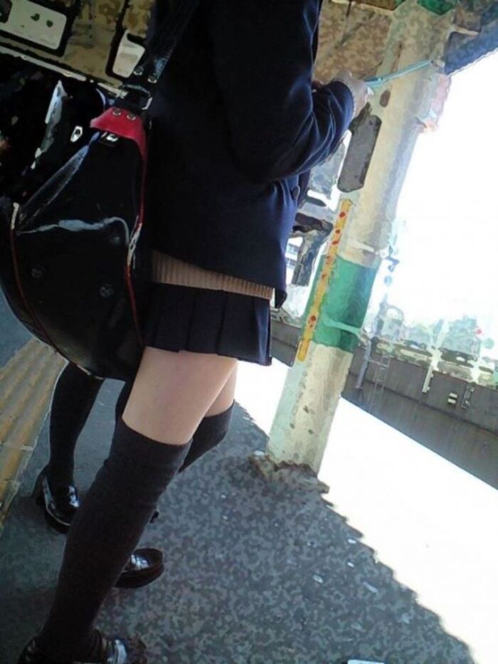 Uniform knee-high image!! 140 Niso miniskirt JK 71th image