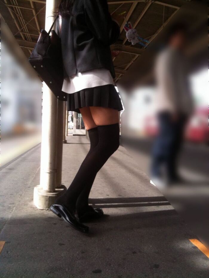 Uniform knee-high image!! 140 Niso miniskirt JK 88th image