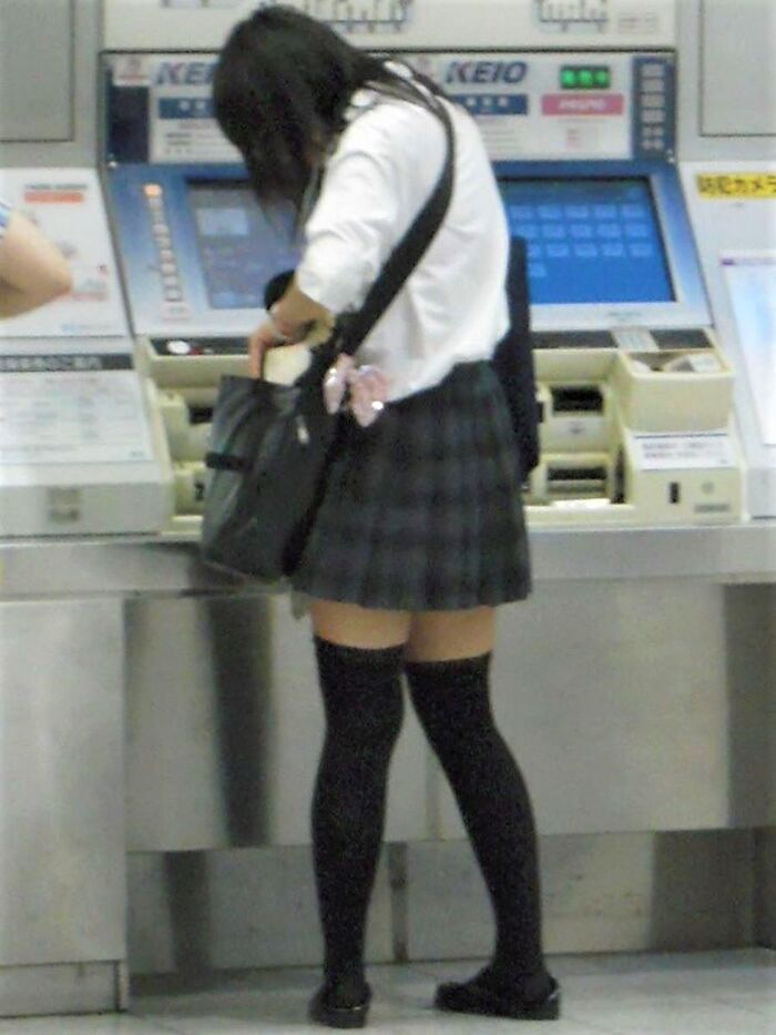 Uniform knee-high image!! 140 Niso miniskirt JK 92th image