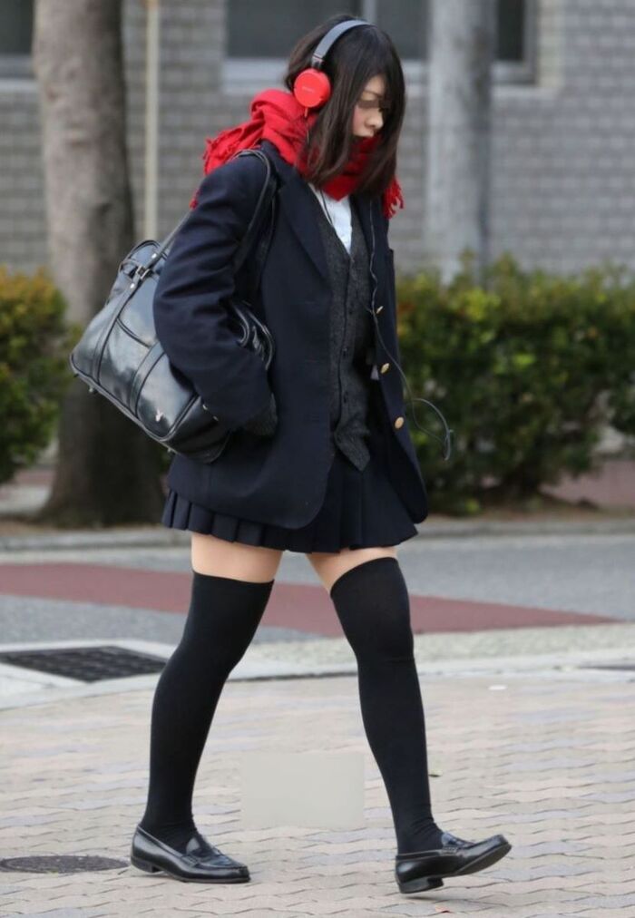 Uniform knee-high image!! 140 Niso miniskirt JK 93th image