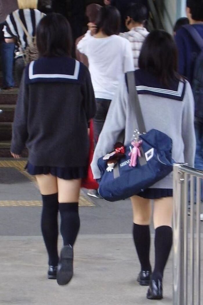Uniform knee-high image!! 140 Niso miniskirt JK 95th image