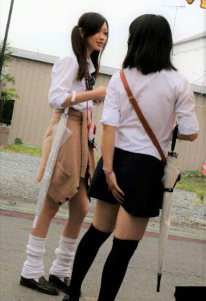 Uniform knee-high image!! 140 Niso miniskirt JK 96th image