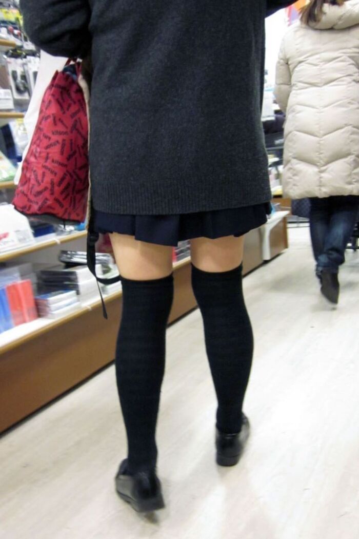 Uniform knee-high image!! 140 Niso miniskirt JK 99th image