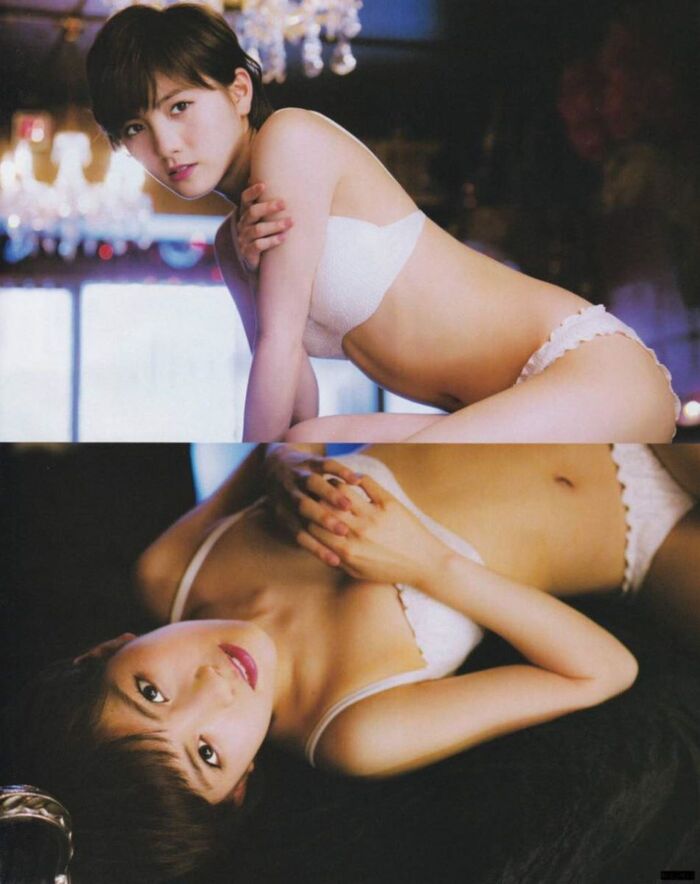 Nana Okada's short hair is a cute swimsuit gravure image 15th image