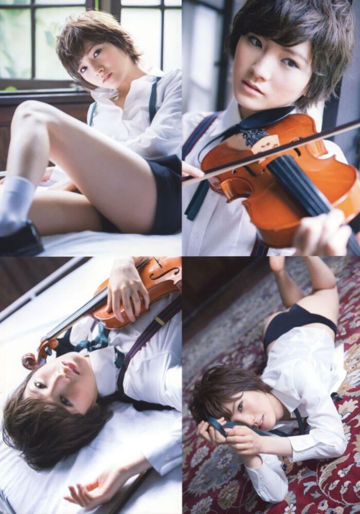 Nana Okada's short hair is a cute swimsuit gravure image 44th image