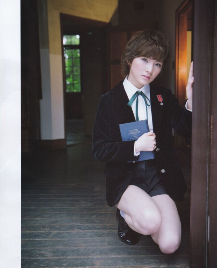 Nana Okada's short hair is a cute swimsuit gravure image 58th image