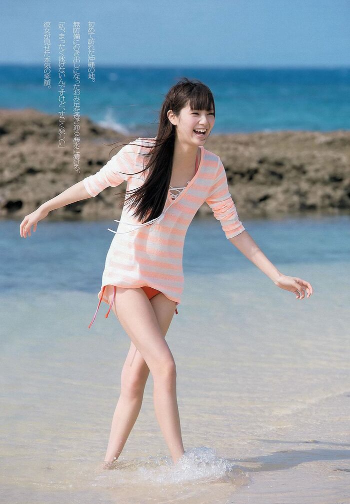 Yuai Shinkawa's radical and cute C cup swimsuit gravure image 13th image