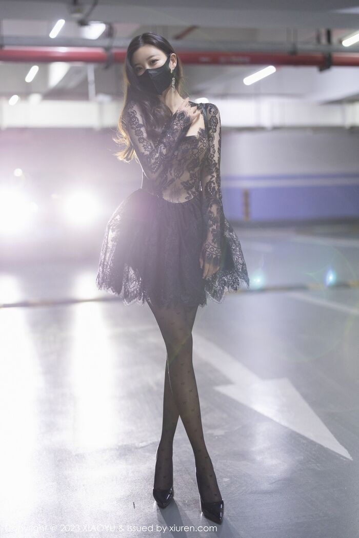 [XiaoYu画语界] Vol.988_ Goddess 杨晨晨Yome Erotic Sensibility 黑色蕾丝连衣Short 裙露黑色内衣完美诱惑Photo 92P 11th image