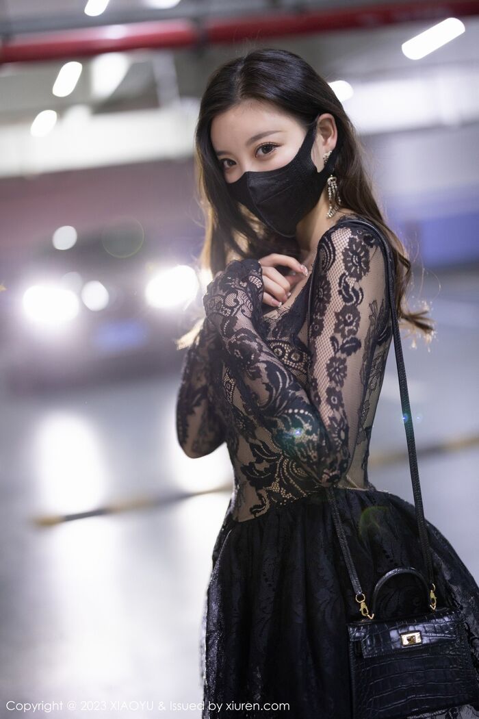 [XiaoYu画语界] Vol.988_ Goddess 杨晨晨Yome Erotic Sensibility 黑色蕾丝连衣Short 裙露黑色内衣完美诱惑Photo 92P 13th image