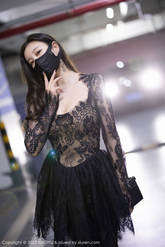 [XiaoYu画语界] Vol.988_ Goddess 杨晨晨Yome Erotic Sensibility 黑色蕾丝连衣Short 裙露黑色内衣完美诱惑Photo 92P 17th image