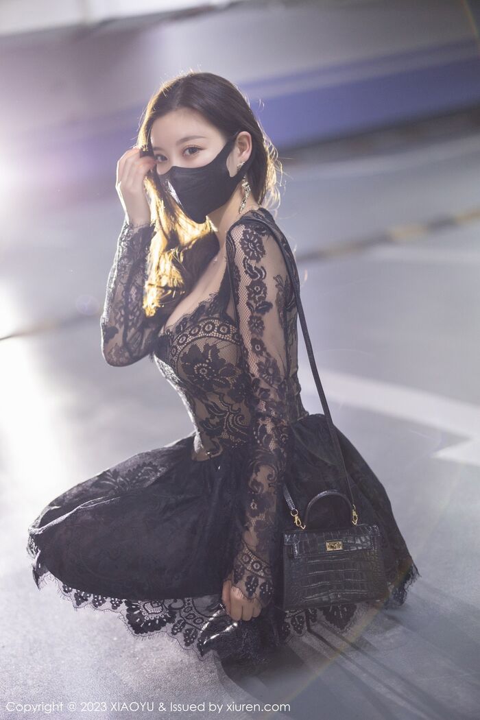 [XiaoYu画语界] Vol.988_ Goddess 杨晨晨Yome Erotic Sensibility 黑色蕾丝连衣Short 裙露黑色内衣完美诱惑Photo 92P 24th image