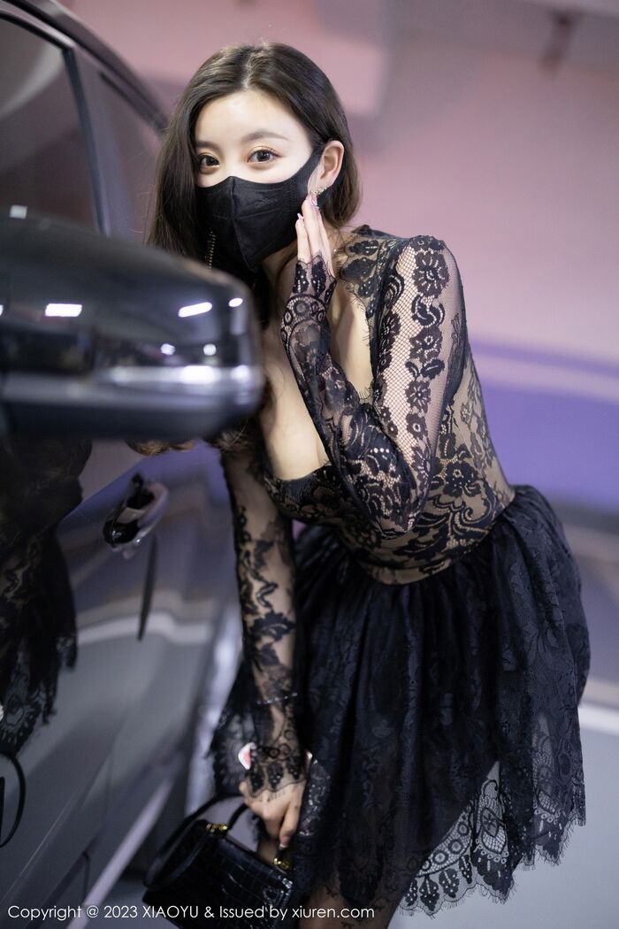 [XiaoYu画语界] Vol.988_ Goddess 杨晨晨Yome Erotic Sensibility 黑色蕾丝连衣Short 裙露黑色内衣完美诱惑Photo 92P 9th image
