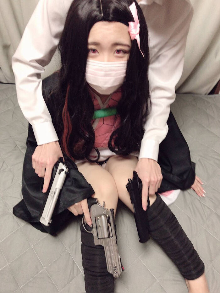 'Demon Slayer' female character cosplay erotic image 26th image