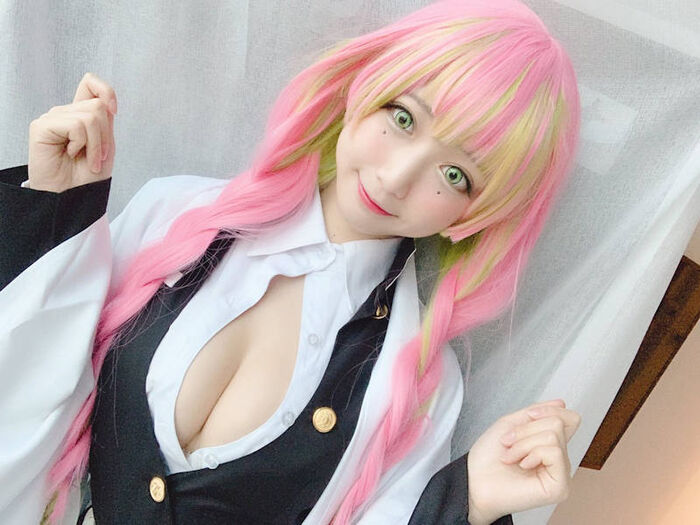 'Demon Slayer' female character cosplay erotic image 54th image