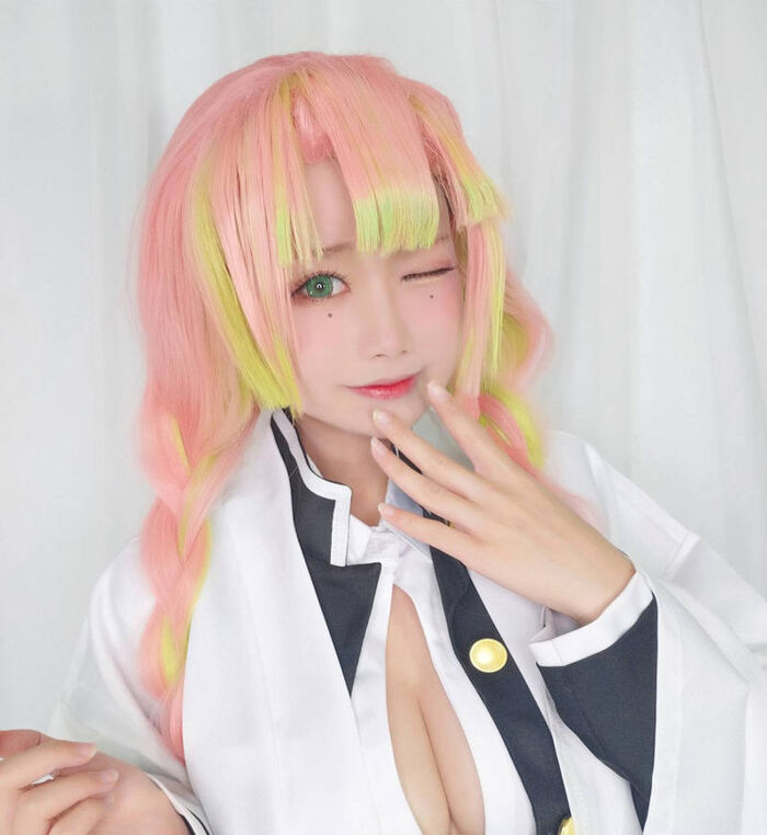 'Demon Slayer' female character cosplay erotic image 58th image