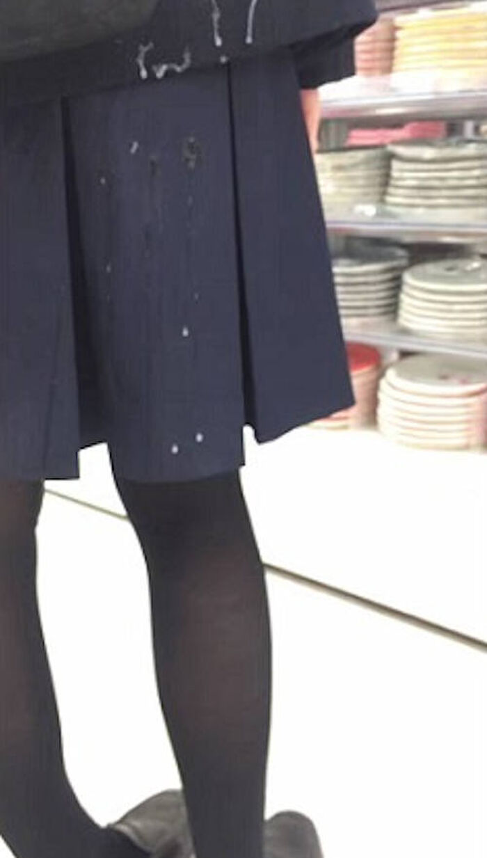 スカートに精子ぶっかけられたエロ画像 41th image