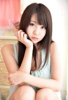 Erotic image of Aika Yumeno in a dress that looks like plain clothes