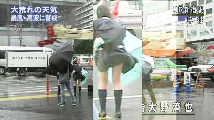 Typhoon No. 3 hits the Kyushu region! Typhoon Panchira is too erotic w! !! 4th image
