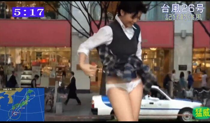 Typhoon No. 3 hits the Kyushu region! Typhoon Panchira is too erotic w! !! 6th image