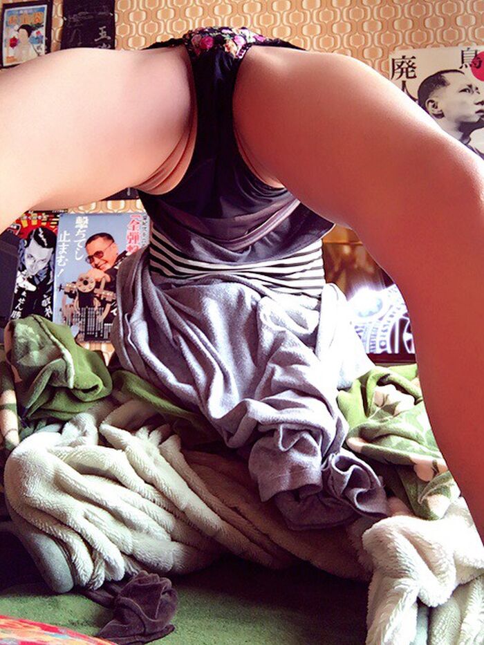Amateur goddess who pesters erotic images on the back of SNS 14th image
