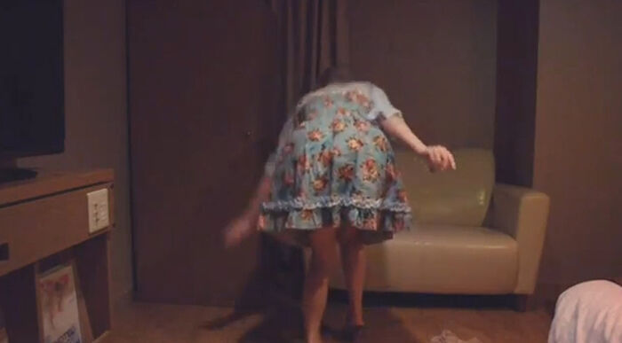 College girl pantyhose pantyhose off panty shot video 61th image