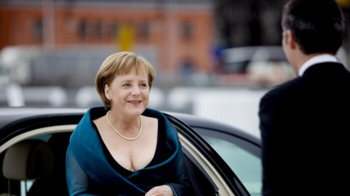 Image: Britain's new prime minister gets 'big breasts' 6th image