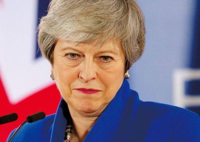 Image: Britain's new prime minister gets 'big breasts' 7th image