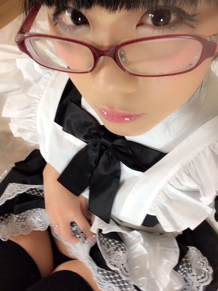 Selfie image of a girl with glasses 27th image