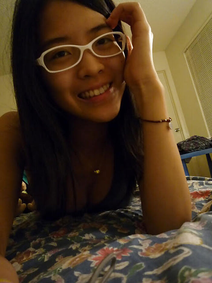 Selfie image of a girl with glasses 56th image