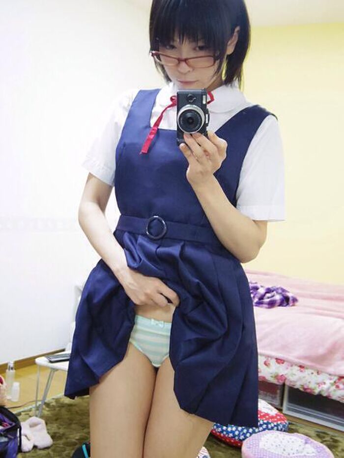 Selfie image of a girl with glasses 88th image